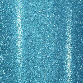 Glitter karton turkis selvklæbende