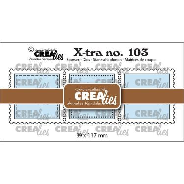 Dies Crealies X-tra 103 m. 3 frimærker