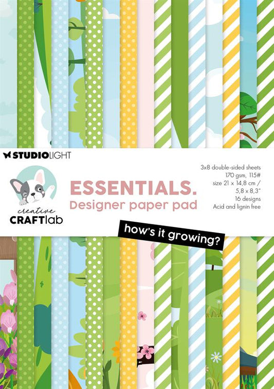 Studio Light Paper Pad "How's it growing?"