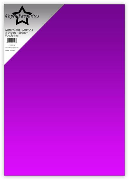 Paper Favourites Mirror Card Mat "Purple Mist"