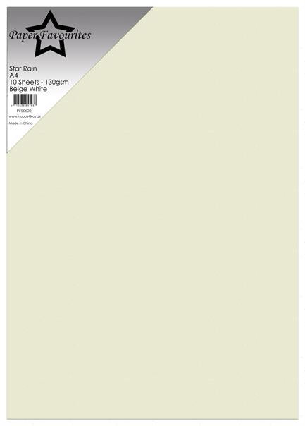 Paper Favourites Star Rain "Beige White"