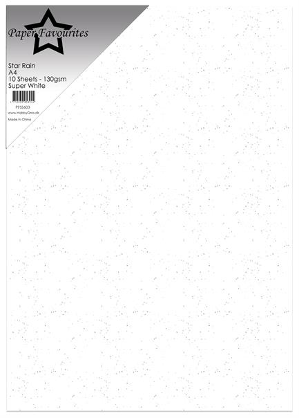 Paper Favourites Star Rain "Super White"