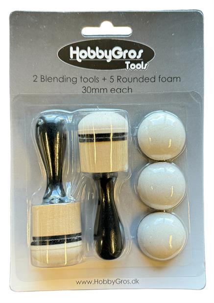 HobbyGros Tools "Blending Tools - Rounded - 2 pcs"