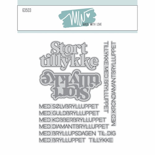 Dies Made With Love Stort Tillykke